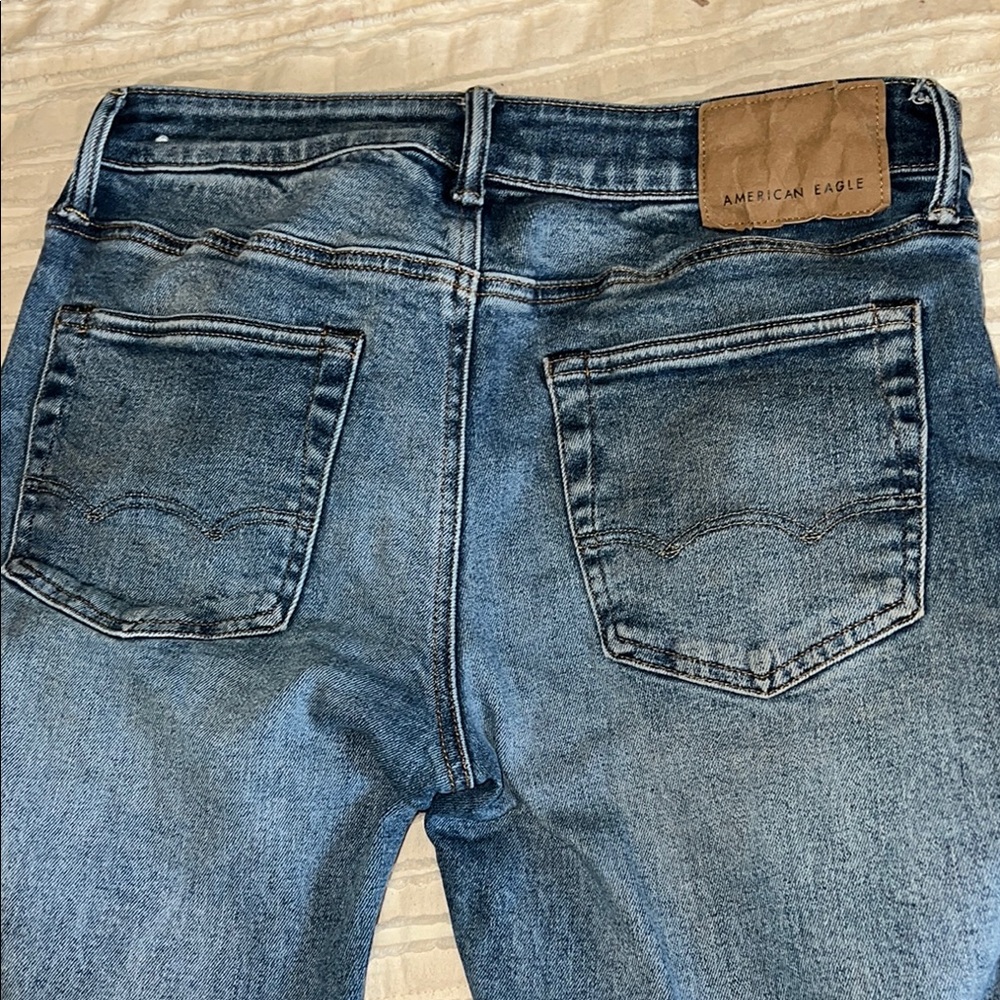 American Eagle Outfitters Blue Straight Jeans Classic Style